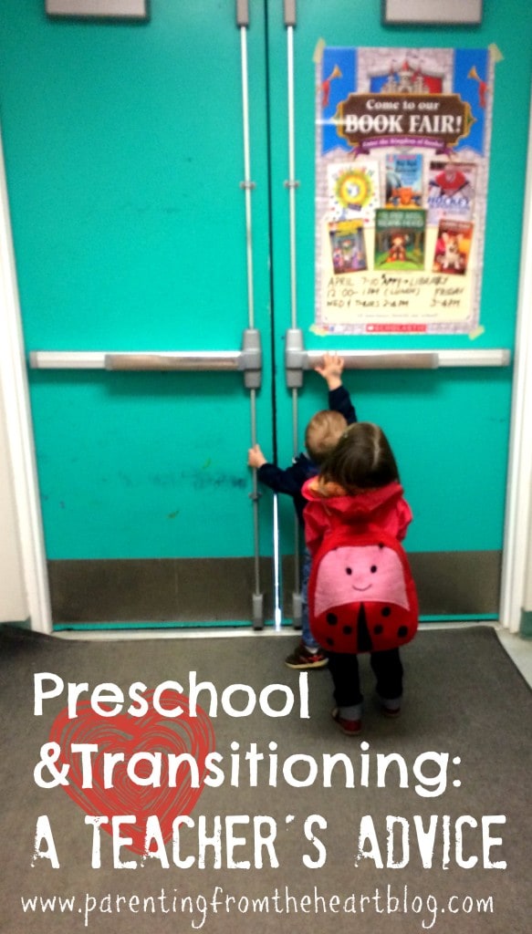 Transitioning & Preschool didn't come easily for my daughter, but when her preschool teacher suggested a couple of books and strategies, everything changed