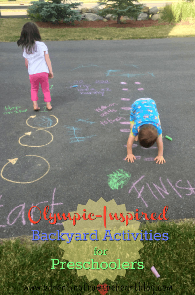 Teach your kids about the Olympics and make your backyard into a whole lot of fun with these simple Olympic Activities for Preschoolers!