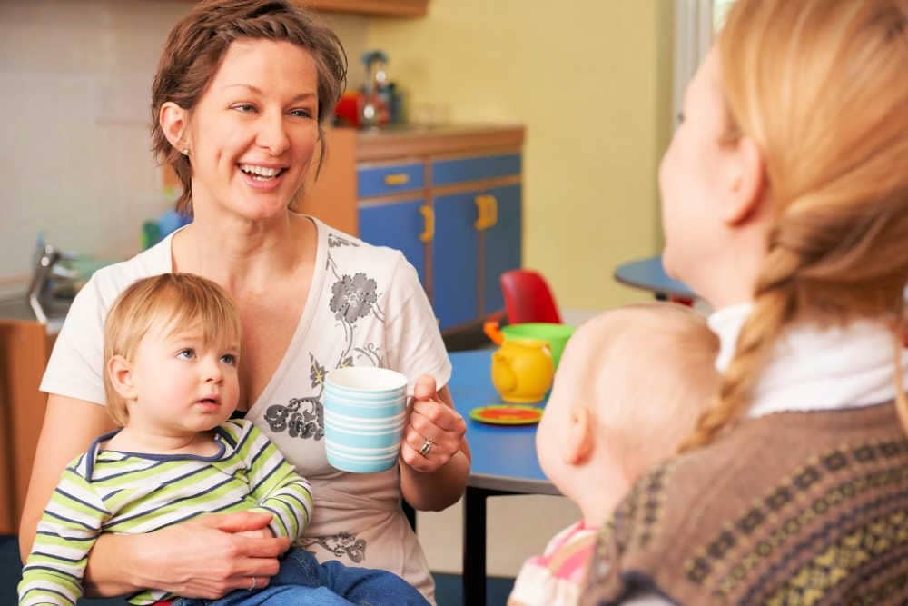 If you feel like a lonely mom, you're not alone. Going to a playgroup or getting out of the house can help.